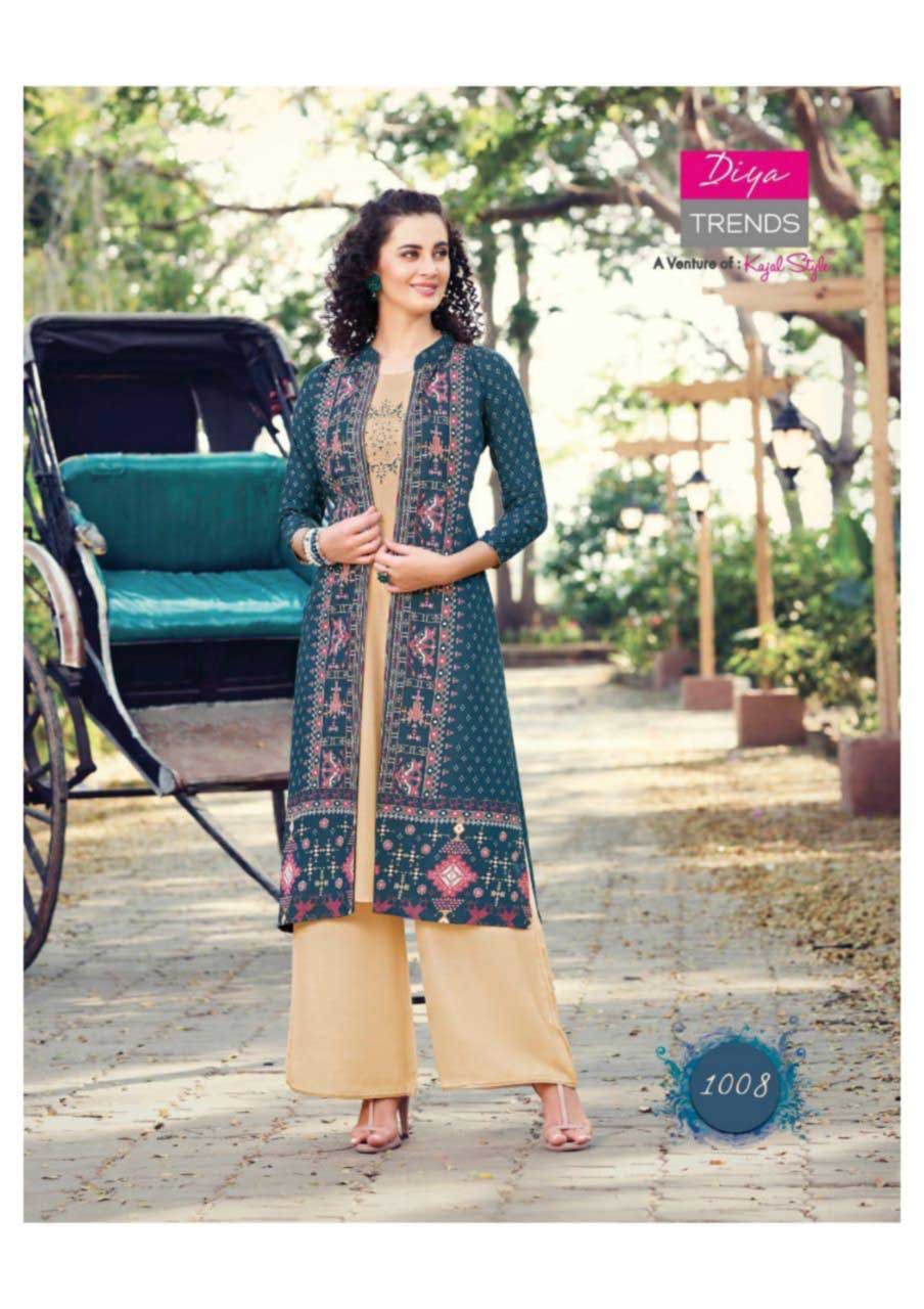 Diya Scarlett Vol-1 Shrug Kurti Manufacturer Diya Scarlett Vol-1 Shrug Kurti Manufacturer